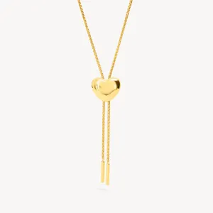 Puffy Heart Bolo Tie