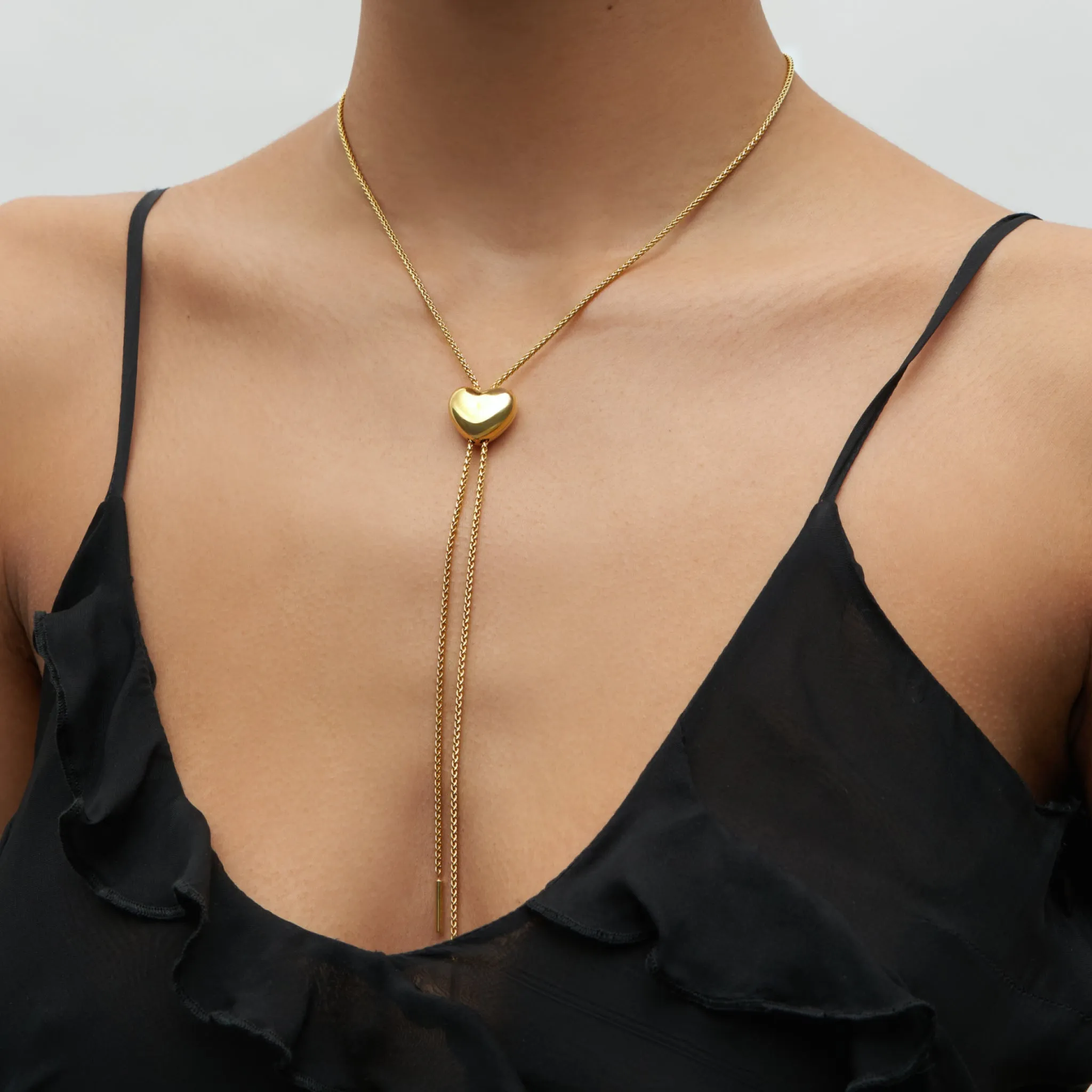 Puffy Heart Bolo Tie