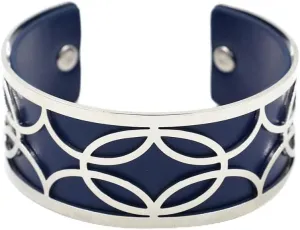 Punk Rock Alloy Geometric Pattern Pu Leather Open Cuff Bracelet
