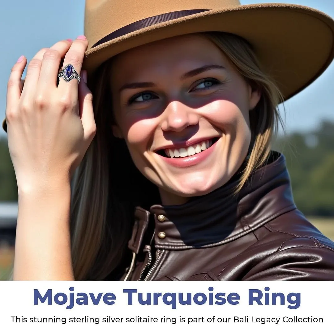 Purple Blue Turquoise Rings for Women 925 Sterling Silver Band Boho Western Turquoise Jewelry Promise Rings for Her Anniversary Birthday Mothers Day Gifts