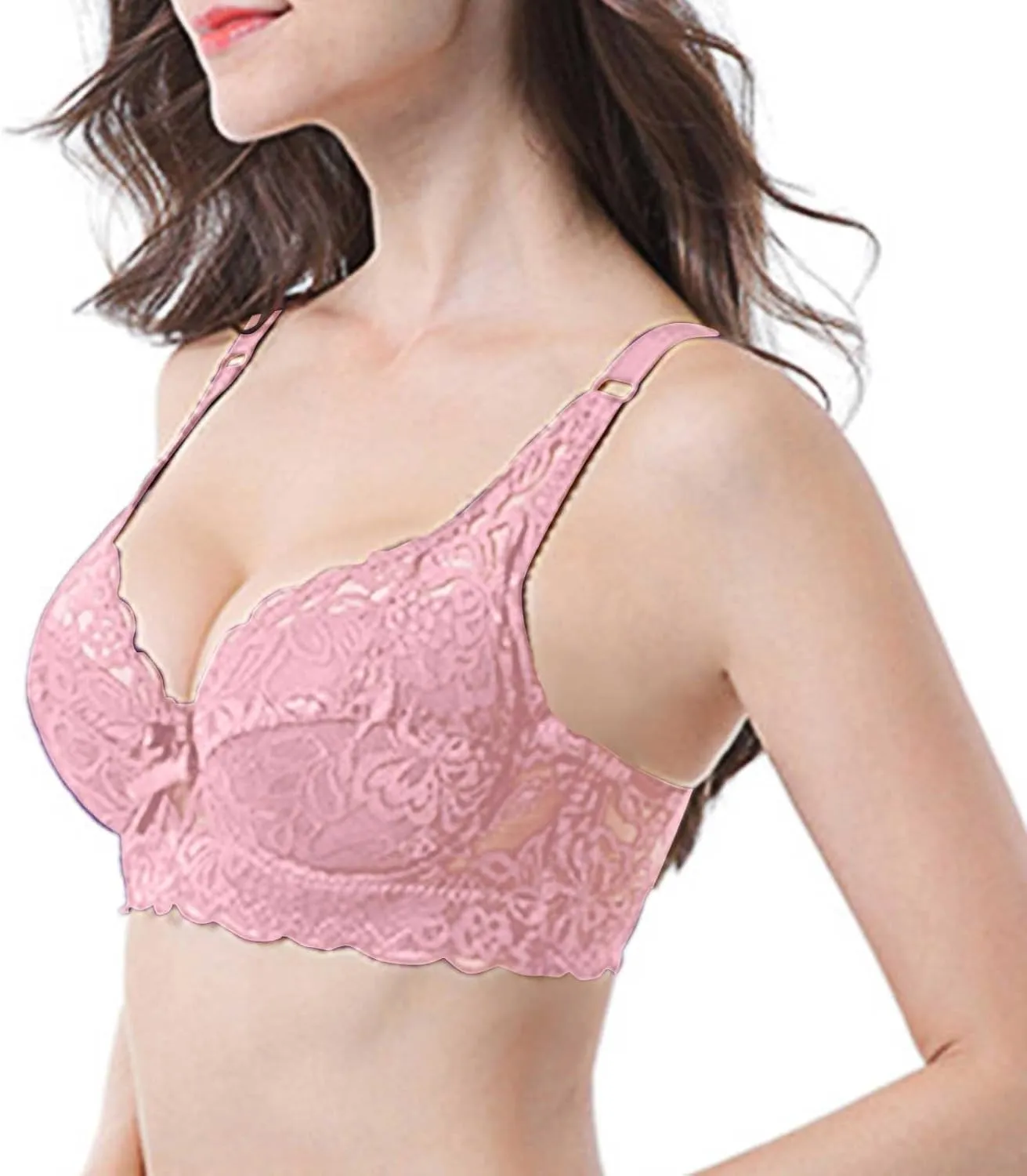 Push Up Bras for Women Strapless Sticky Push Up Front Closure Bras for Women High Impact Sports Bra for
