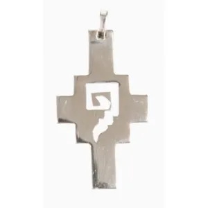 "Chakana" Peruvian Inspired Sterling Silver Inka Cross Pendant