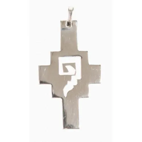 "Chakana" Peruvian Inspired Sterling Silver Inka Cross Pendant