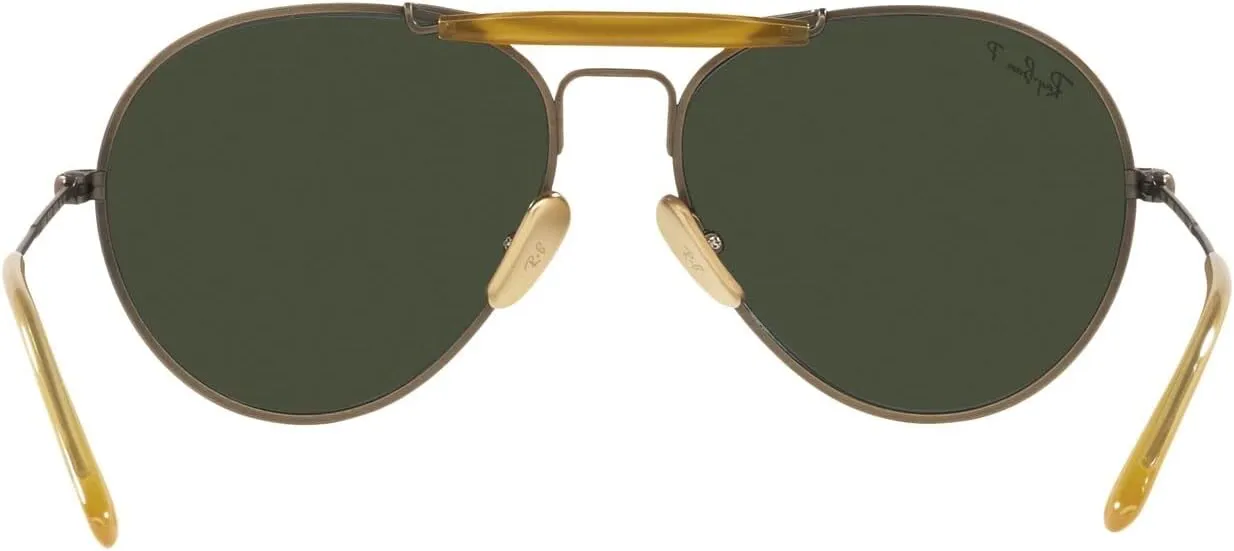 Ray-Ban Rb8063 Titanium Aviator Sunglasses