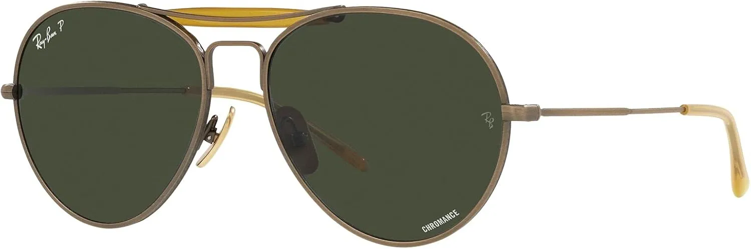 Ray-Ban Rb8063 Titanium Aviator Sunglasses