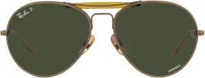Ray-Ban Rb8063 Titanium Aviator Sunglasses