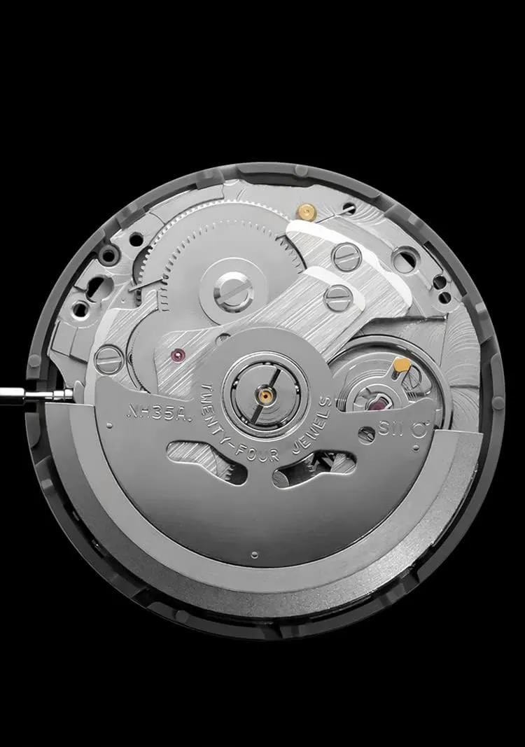 RDUNAE/RETANGULA R3 43mm Men's Automatic Mechanical Watch Luxury Sapphire Glass Stainless Steel Diving Wristwatches