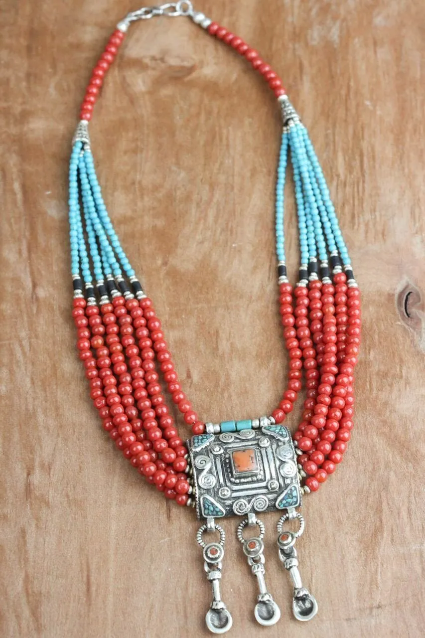 Realization of Inner Peace Tibetan Necklace