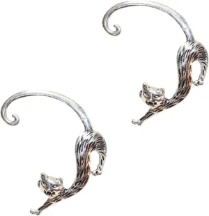 Retro Punk Cat Earring Ear Climber Fashion Jewelry for Women Girls for