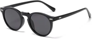 Ridering Retro Polarized Round Sunglasses for Women Men,Classic Round Sunglasses UV Protection for Outdoor Wear