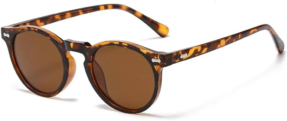 Ridering Retro Polarized Round Sunglasses for Women Men,Classic Round Sunglasses UV Protection for Outdoor Wear