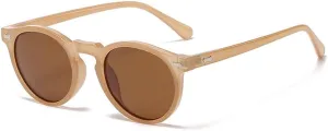 Ridering Retro Polarized Round Sunglasses for Women Men,Classic Round Sunglasses UV Protection for Outdoor Wear