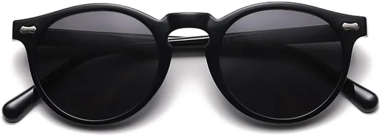 Ridering Retro Polarized Round Sunglasses for Women Men,Classic Round Sunglasses UV Protection for Outdoor Wear