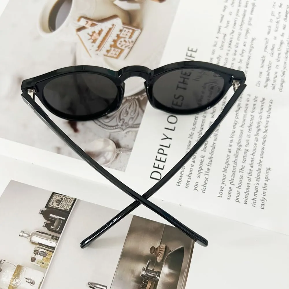 Ridering Retro Polarized Round Sunglasses for Women Men,Classic Round Sunglasses UV Protection for Outdoor Wear