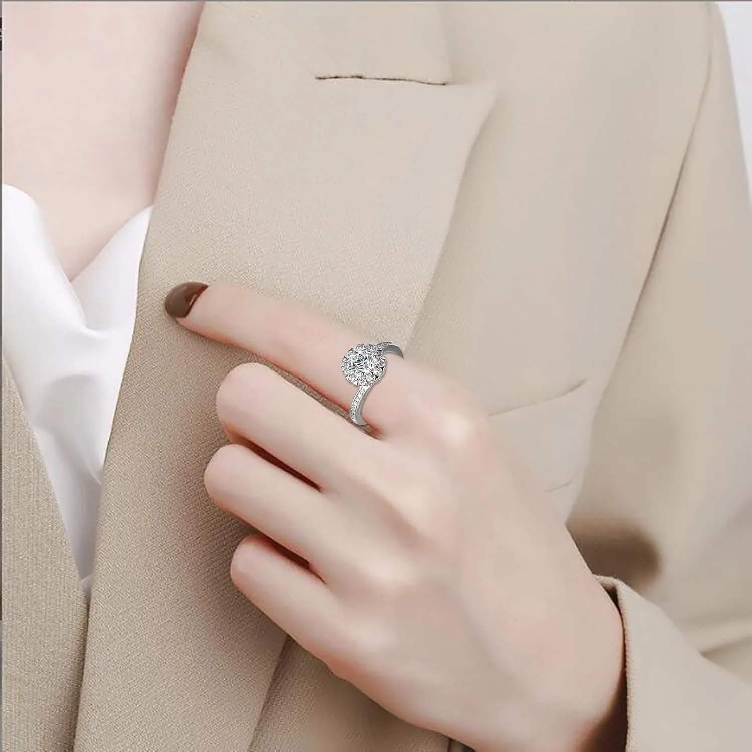 Rings for Women Gold Gold Rings Set Vintage Stackable Joint Finger Midi Rings Dainty Cubic Zirconia Crystal Simple Twist Hollow Cute Rings Pack Jewelry Gift