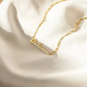 Romantic and Elegant Personalized Name Pendant Necklace