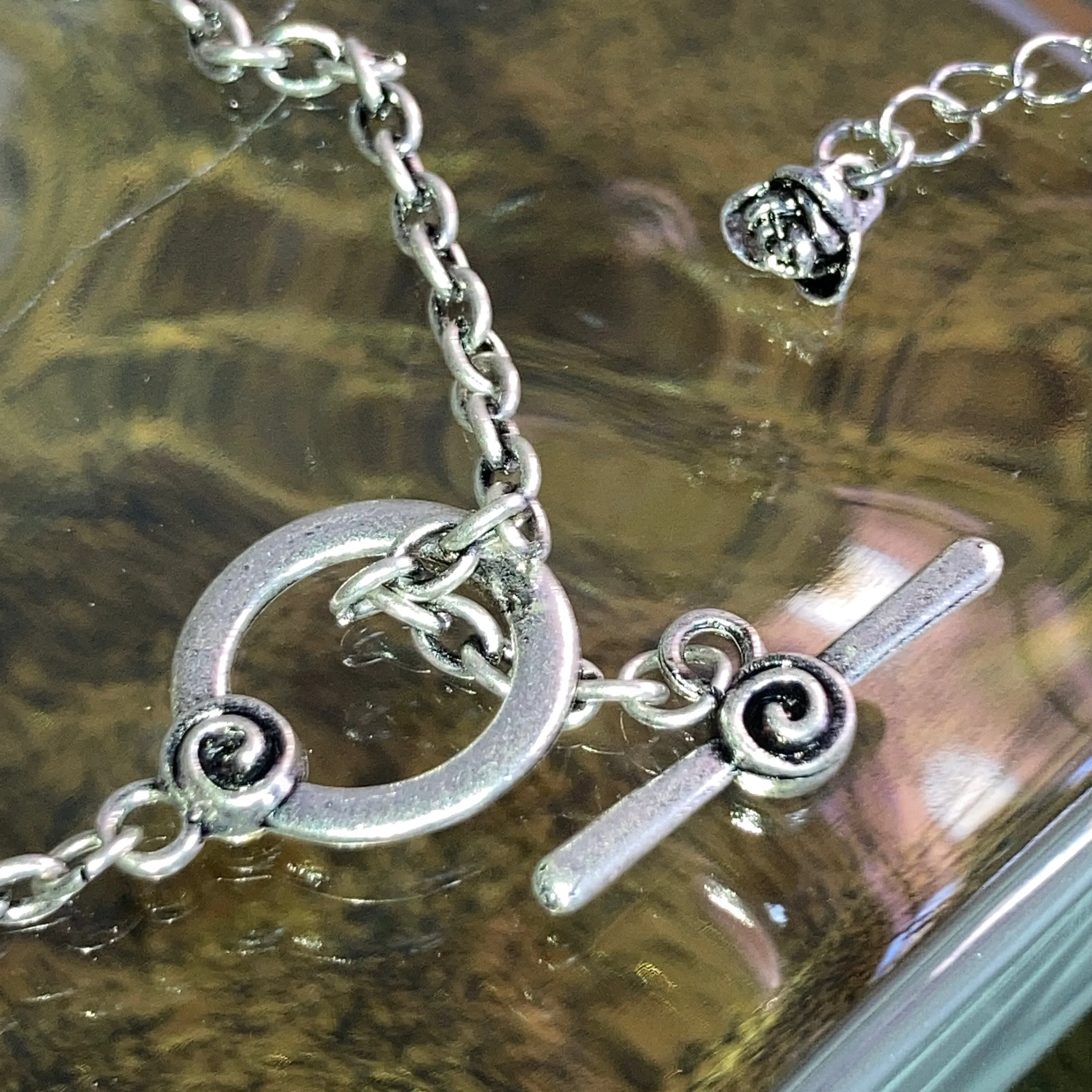 rose cross 2 necklaces