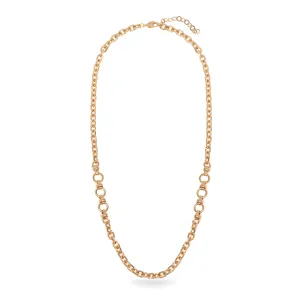 Round Chain Necklace - Golden