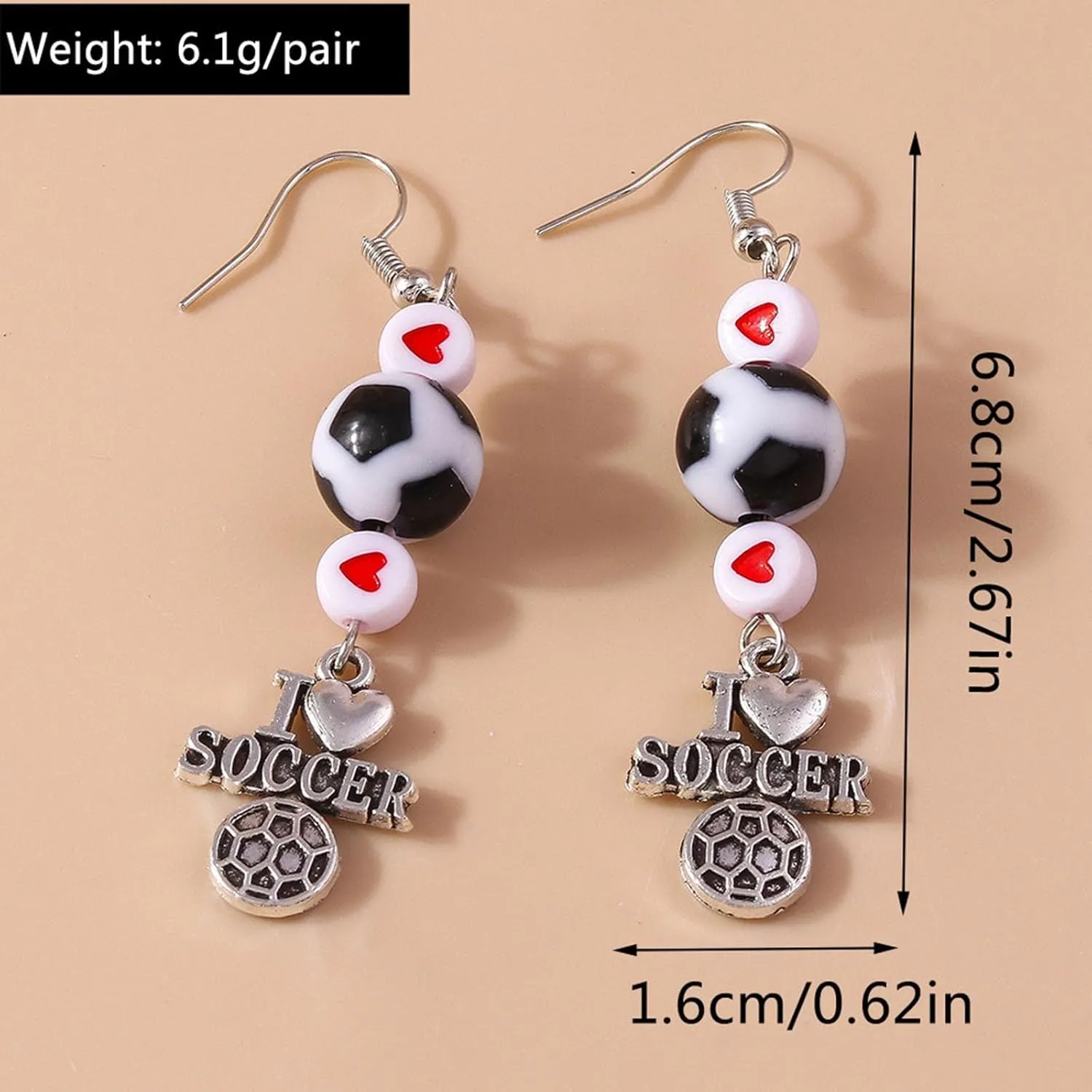 Rugby Football Earrings Sports Earrings Fashion Football Basketball Rugby Earrings Earrings Hoops Dgq82