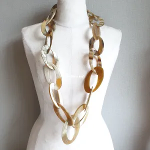 Rustic Natural Handmade Chain Necklace. Unique Gift for Her