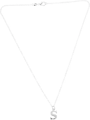 S Initial Letter Necklace for Women Dainty Pendant Jewelry Design present for Special Occasions