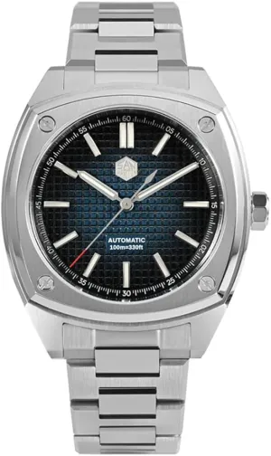 San Martin SN026G2 Classic Original Design Square Sports Mens Watches Sapphire Glass PT5000 Luxury Automatic Mechanical Wristwatches
