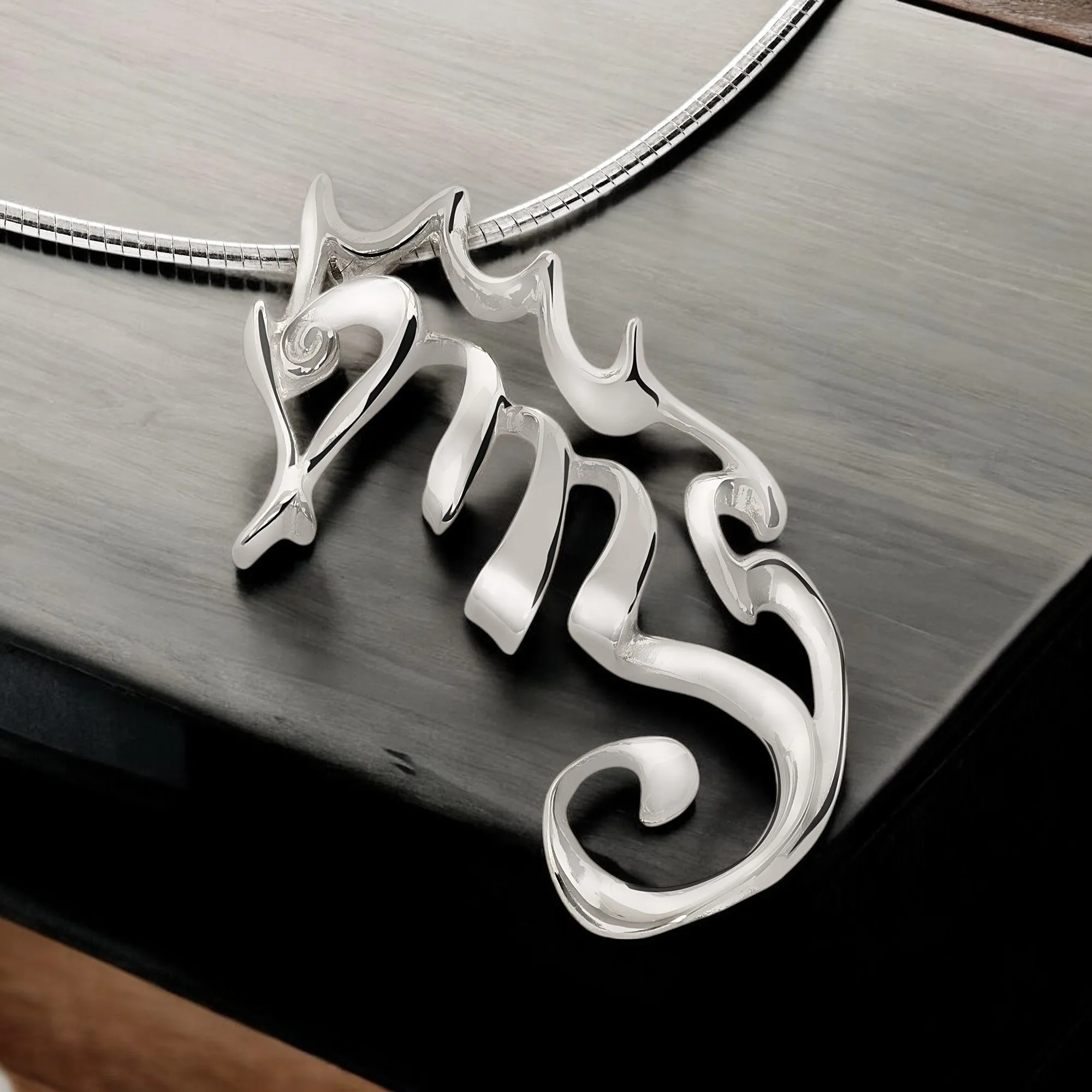 Seahorse Necklaces for Women Sterling Silver- Seahorse Jewelry for Women, Seahorse Gifts, Seahorse Charm, Seahorse Pendant