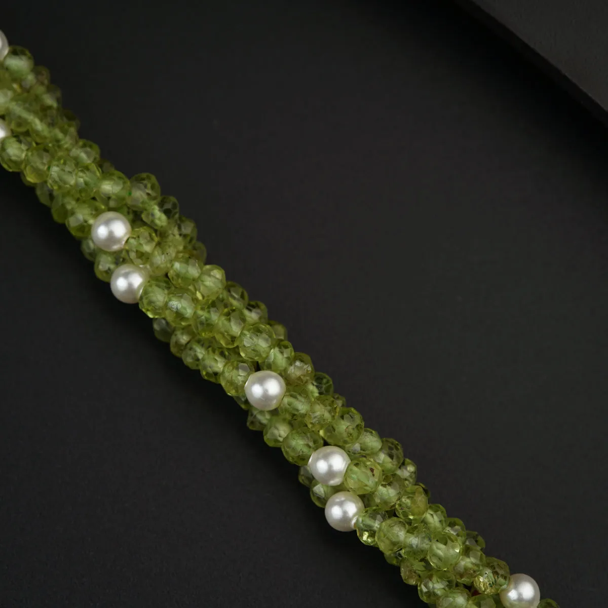 Semi Precious Peridot Necklace