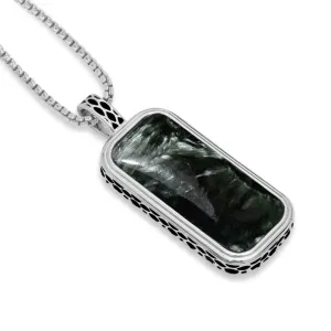 Seraphinite Black Rhodium Plated