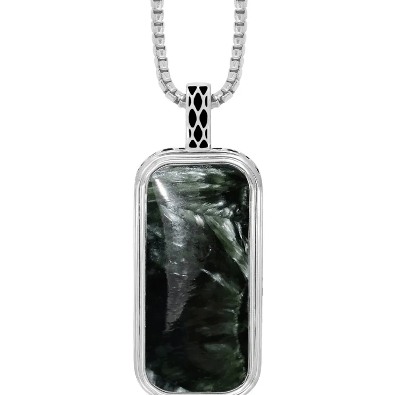 Seraphinite Black Rhodium Plated