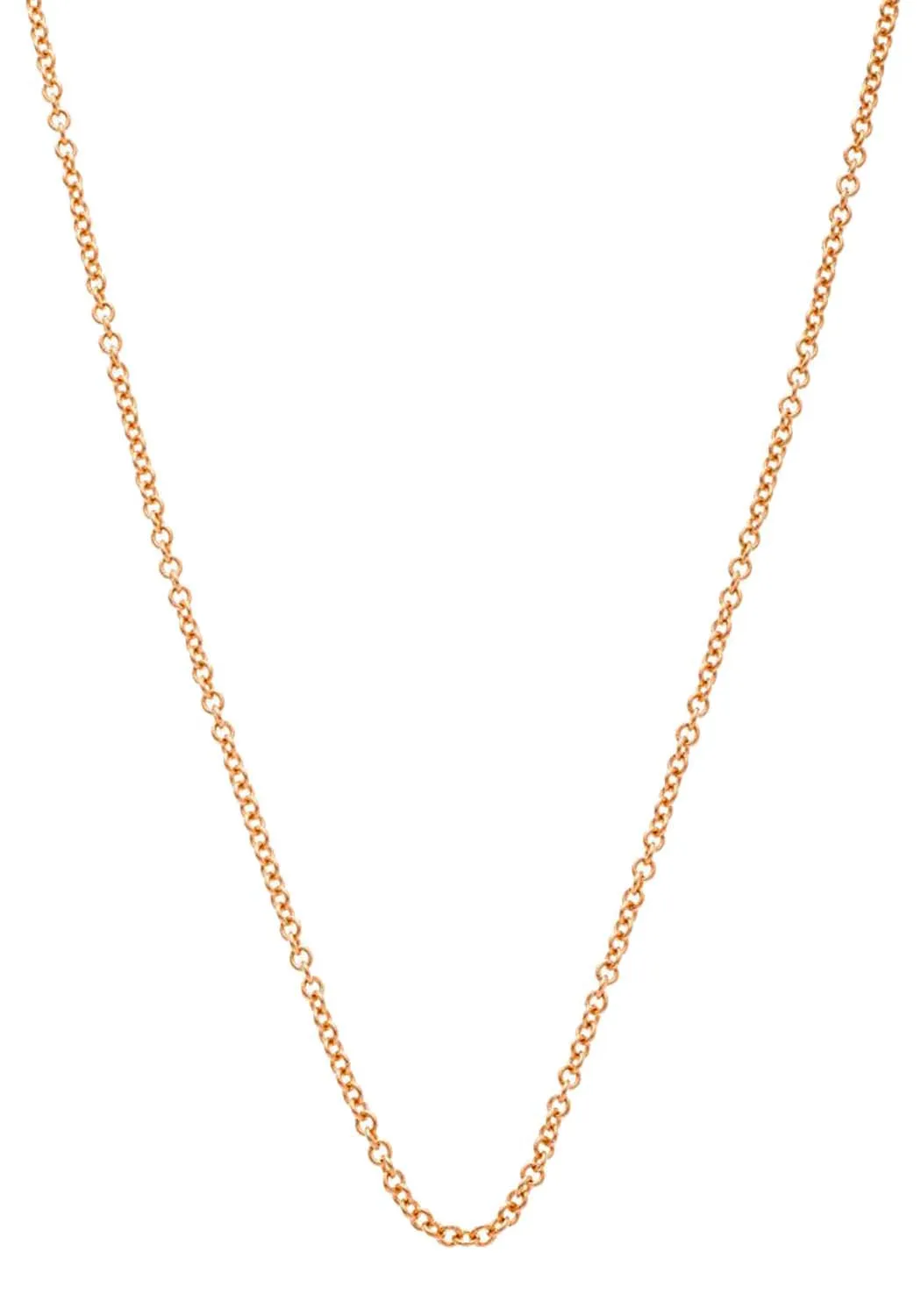 Sethi Couture 18K Rose Gold Small Oval Link Chain Necklace