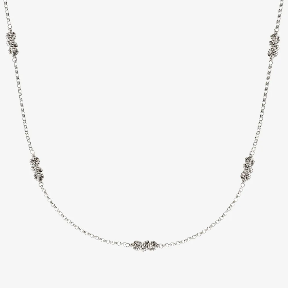Shore Charm Necklace Silver