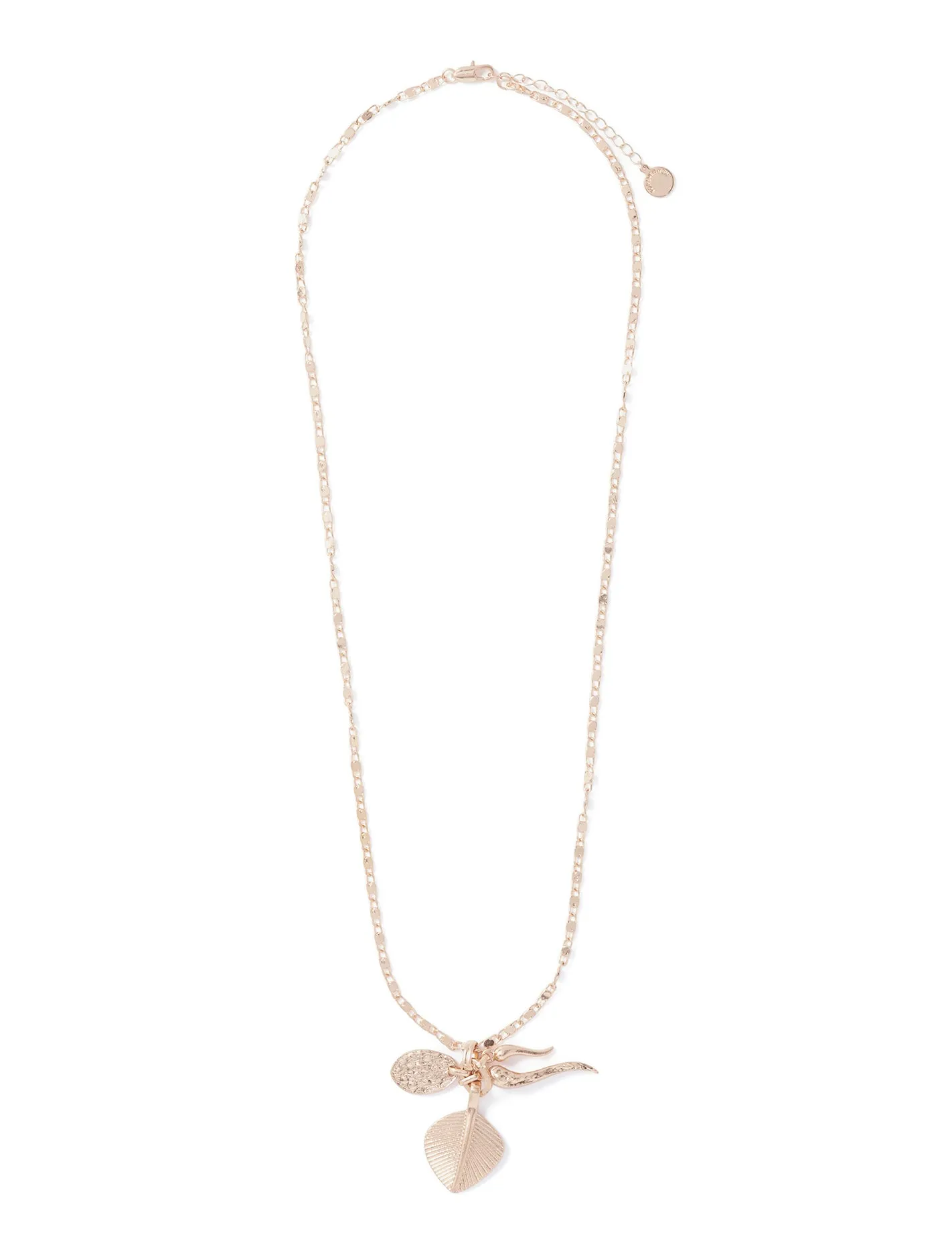 Signature Bri Charmed Long Pendant Necklace