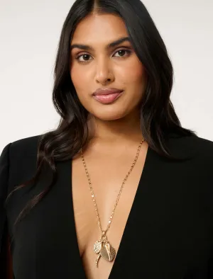 Signature Bri Charmed Long Pendant Necklace