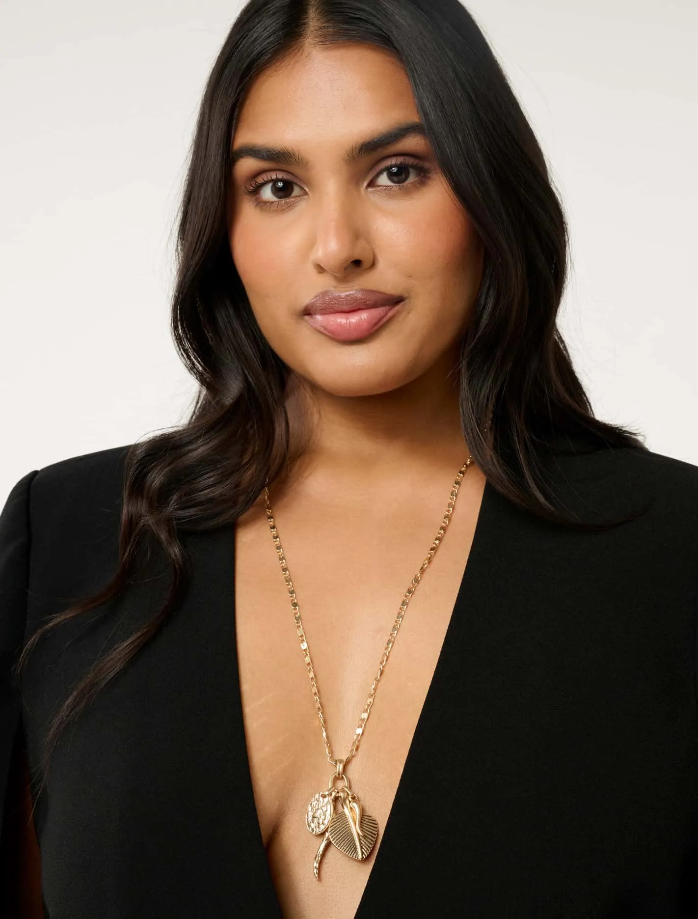 Signature Bri Charmed Long Pendant Necklace
