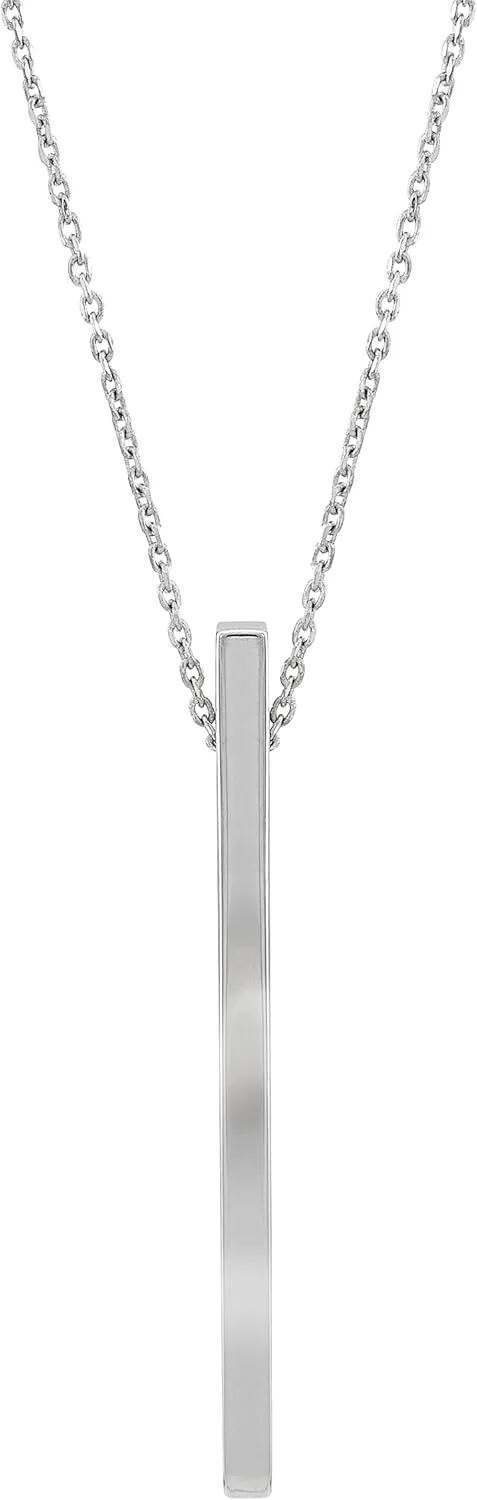 Silpada 'Minimalist' Vertical Bar Pendant in Sterling Silver