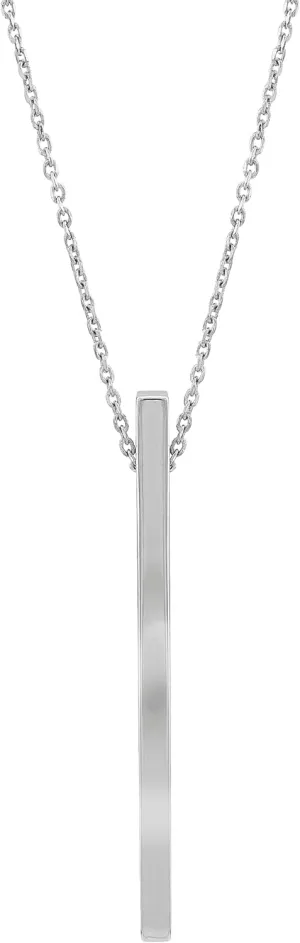 Silpada 'Minimalist' Vertical Bar Pendant in Sterling Silver