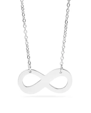Silver Stainless Infinity Necklace (Waterproof)