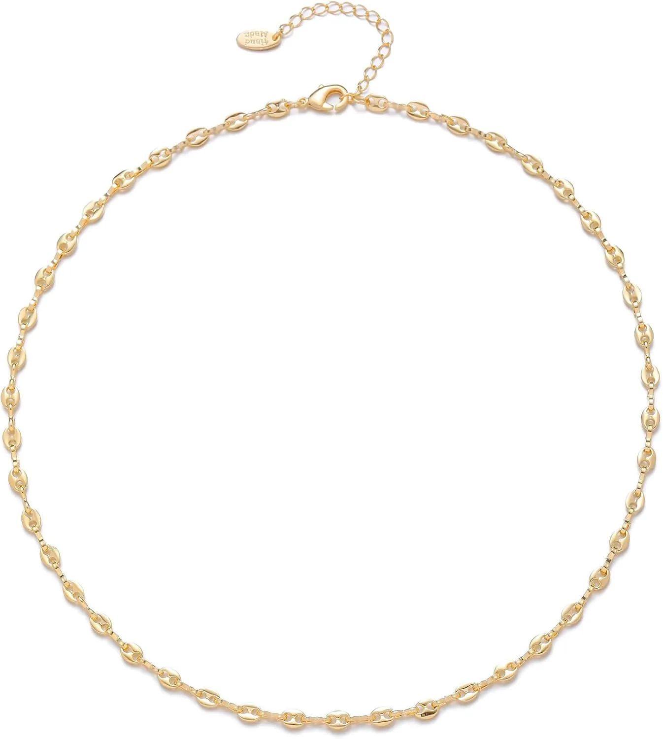 S.J JEWELRY Women Simple Delicate Full Moon 14K Gold Plated/Rose Gold/Silver Plated Layered Pendant Handmade Star Chokers Necklaces