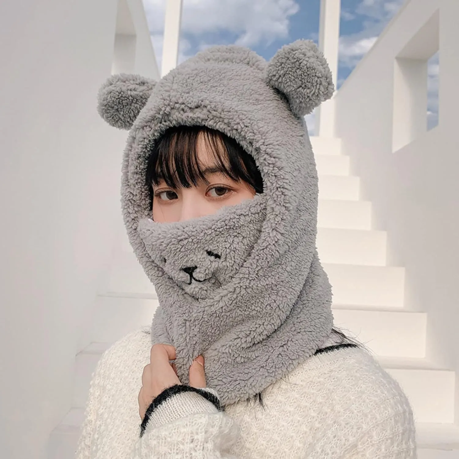 Ski Warm and Windproof Winter Sports Cap for Men Women Watch Cap Mens Winter Hat Cap for Outdoor Sports