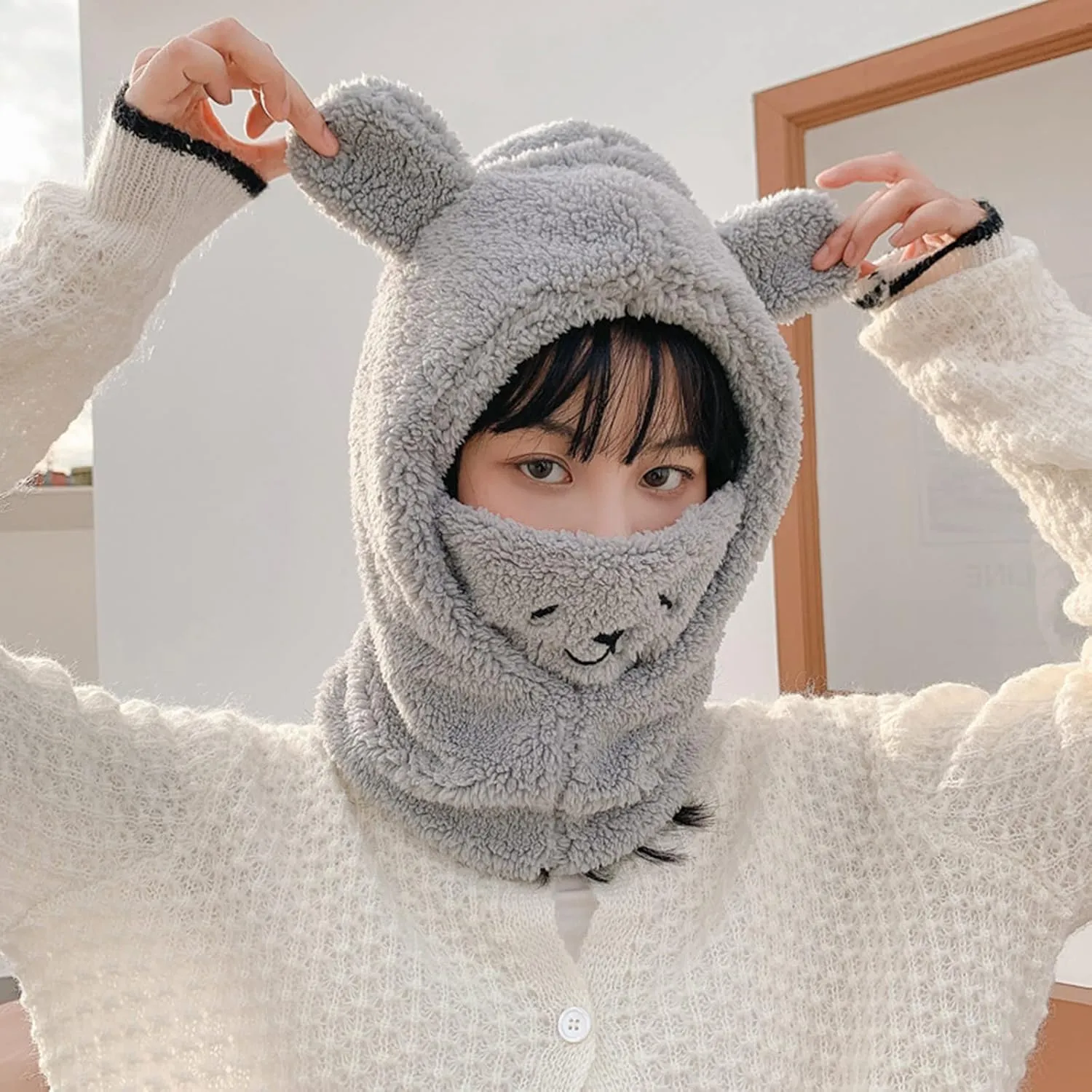 Ski Warm and Windproof Winter Sports Cap for Men Women Watch Cap Mens Winter Hat Cap for Outdoor Sports