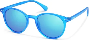 SOJOS TR90 Polarized Small Round Sunglasses for Women Men Vintage Style UV400 Lens SJTR2113