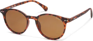 SOJOS TR90 Polarized Small Round Sunglasses for Women Men Vintage Style UV400 Lens SJTR2113