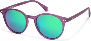 SOJOS TR90 Polarized Small Round Sunglasses for Women Men Vintage Style UV400 Lens SJTR2113