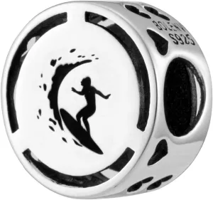 Sports Symbols 925 Sterling Silver Charm Bead For Pandora & Similar Charm Bracelets or Necklaces
