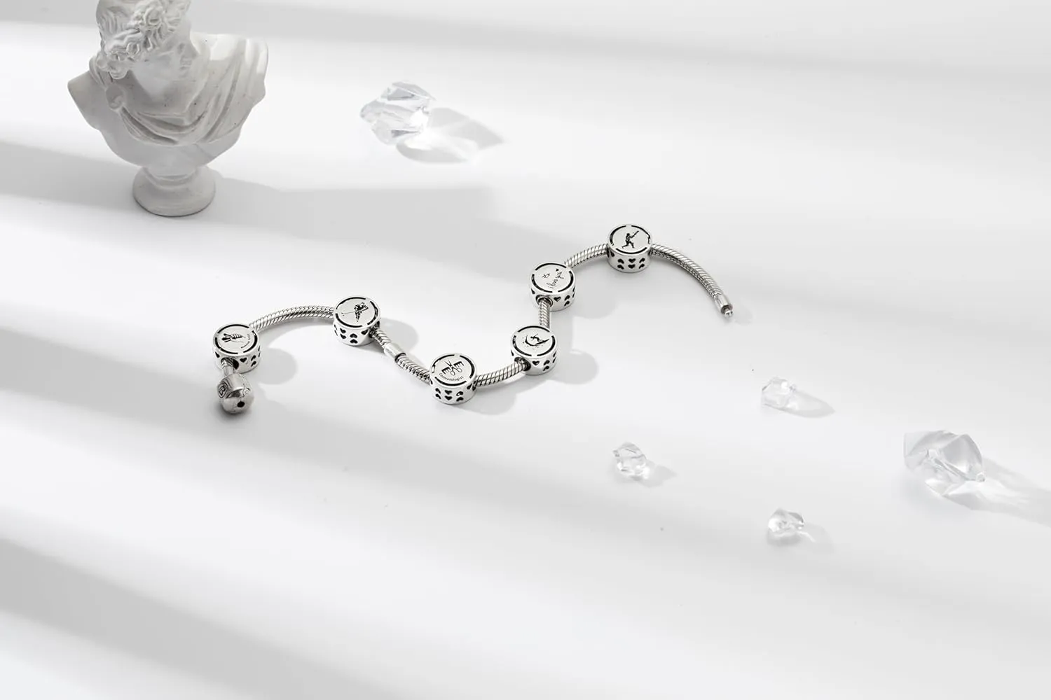 Sports Symbols 925 Sterling Silver Charm Bead For Pandora & Similar Charm Bracelets or Necklaces