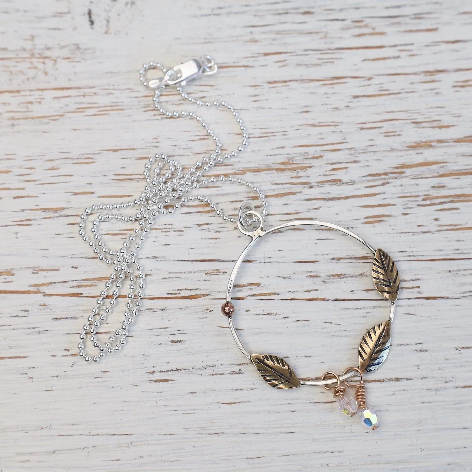 Spring Wreath Necklace