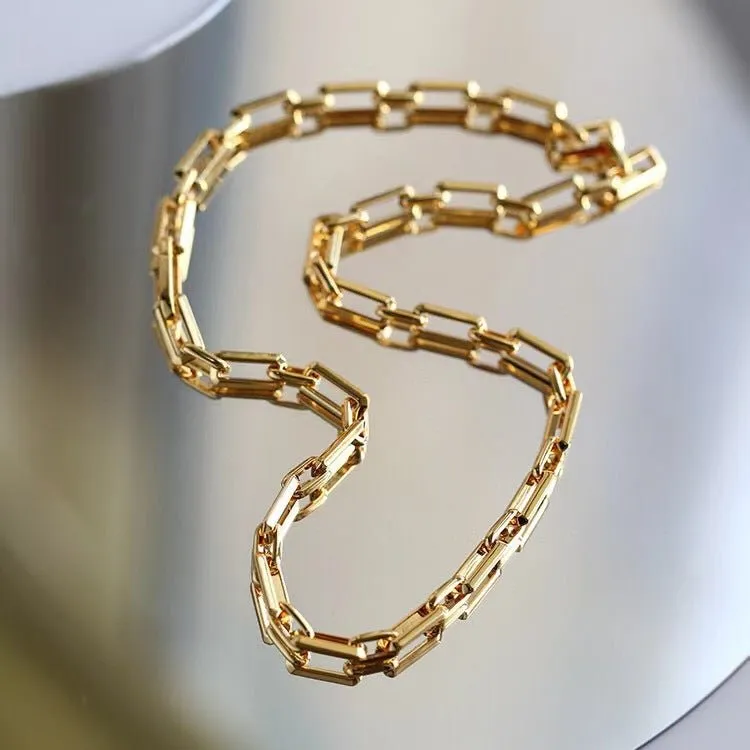 Square Splicing Chain Necklaces