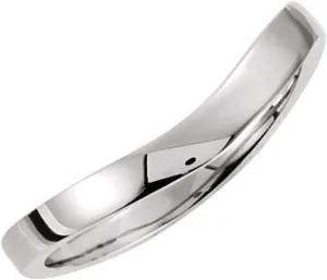 Stackable Wedding Anniversary Ring Band (Width = 2.7mm)