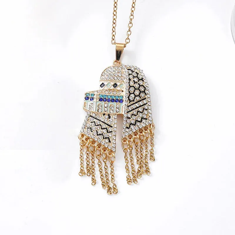 Stainless Steel Dome of the Rock (Arabic: قبة الصخرة) Mosque, Pendant Necklaces Islamic Ethnic Keffiyeh